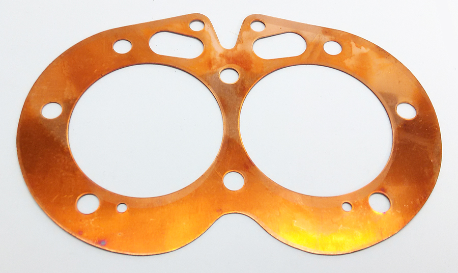 Solid copper head gasket 850cc Commando