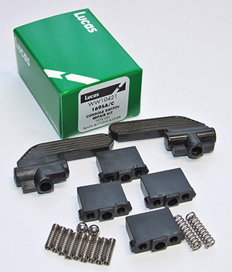 Alloy switch rebuild kit 1973- on Black long levers