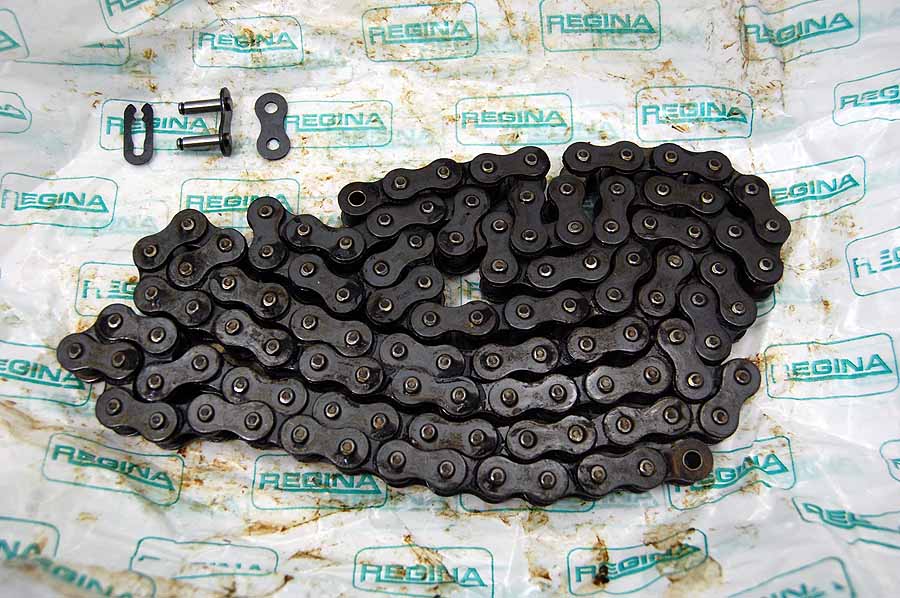 Rear chain 112 LINKS with split link Regina quality