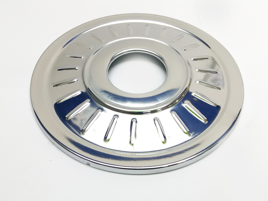 Hub cover plate front wheel hub 7 inch with indents