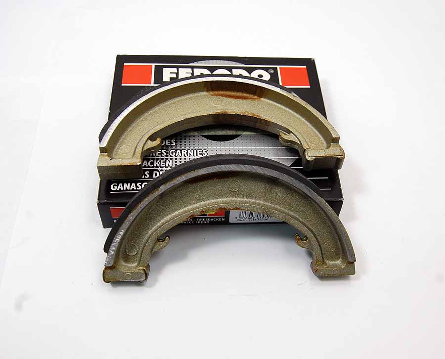 Ferodo brake shoes front/rear 7inch fw Tri & BSA