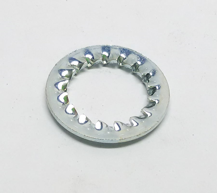 Swing arm hollow spindle lock washer