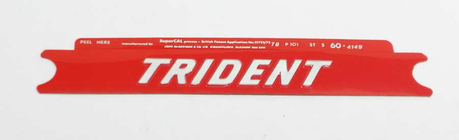 Gold & Black Decals Triples