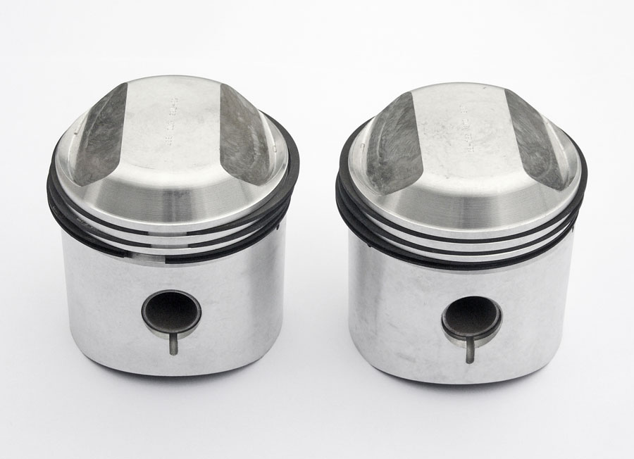 +20 oversize Pistons complete pair 9:1 compression