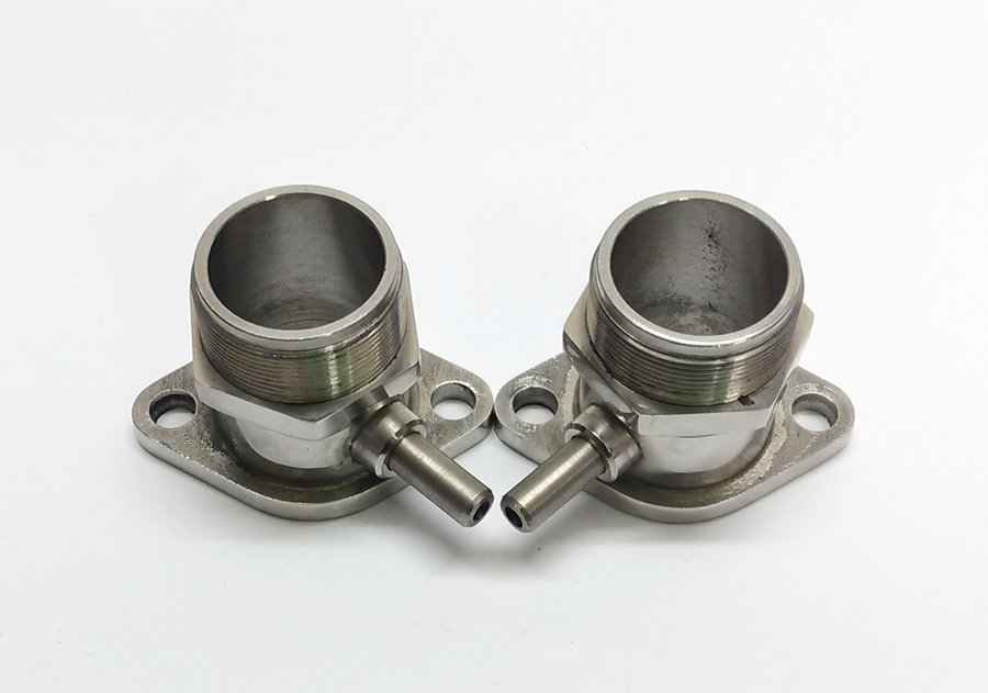 Inlet manifold 1964-68 stainless pair early type fine thread