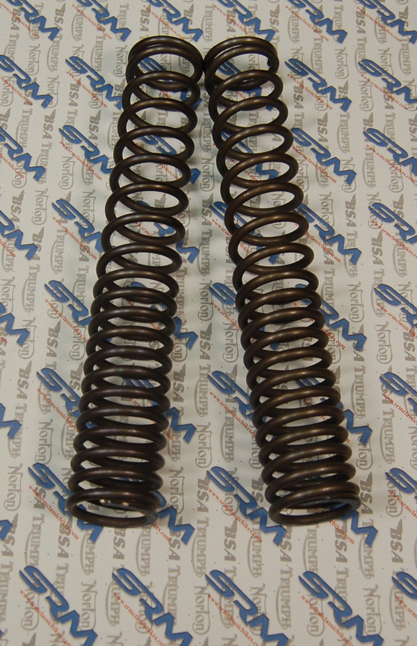 Fork springs for solo progressive rate a pair