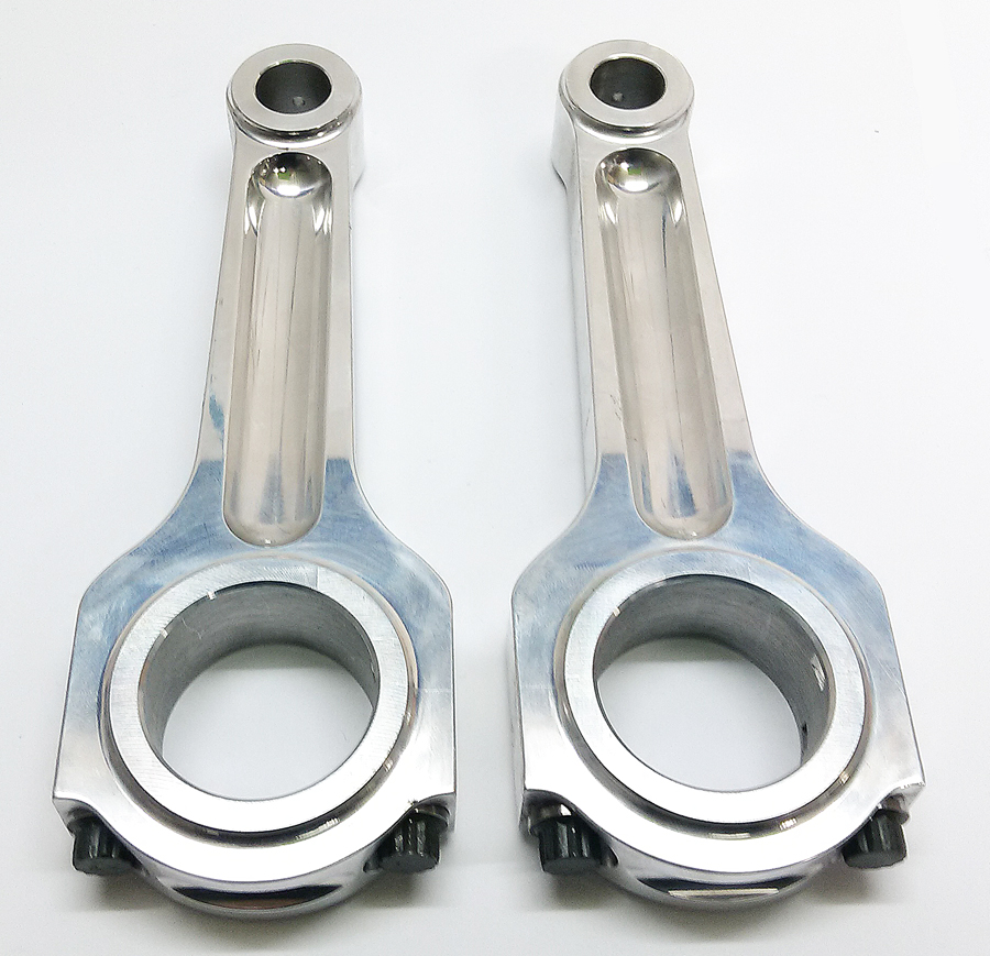 High strength billet alloy 7065T6 conrod Norton Dominator