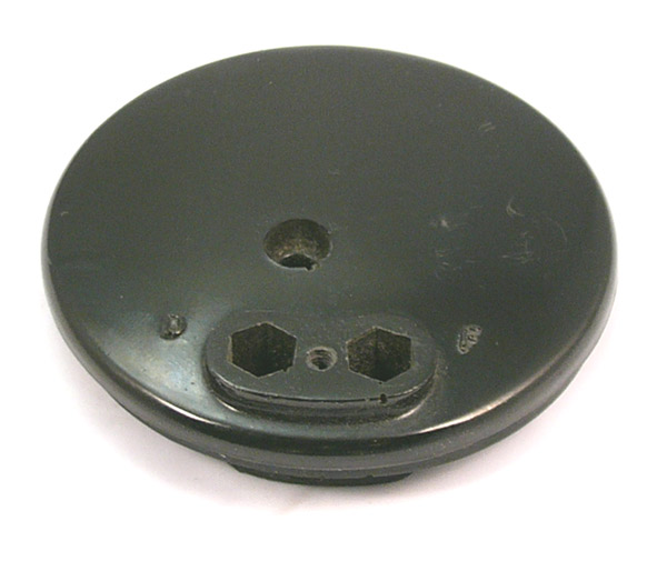 2 piece cover end plastic cap