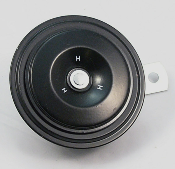Universal horn 12volt bright zinc cover 70mm (new photo to follow)