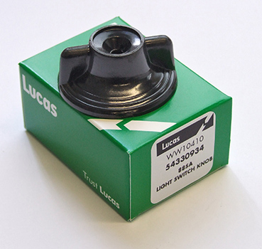 88SA Light switch knob black plastic