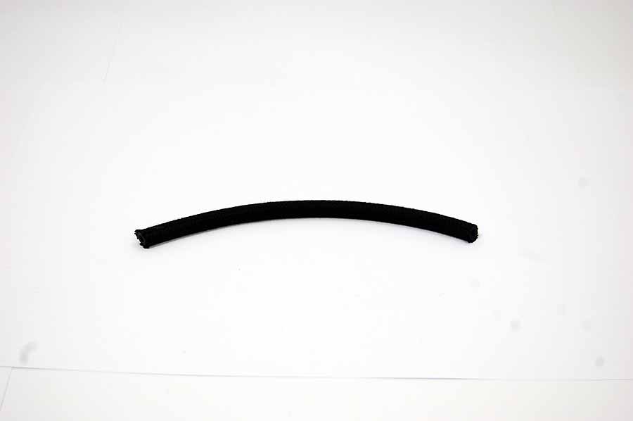 Oil pipe black braided frabric 5/32 bore per foot