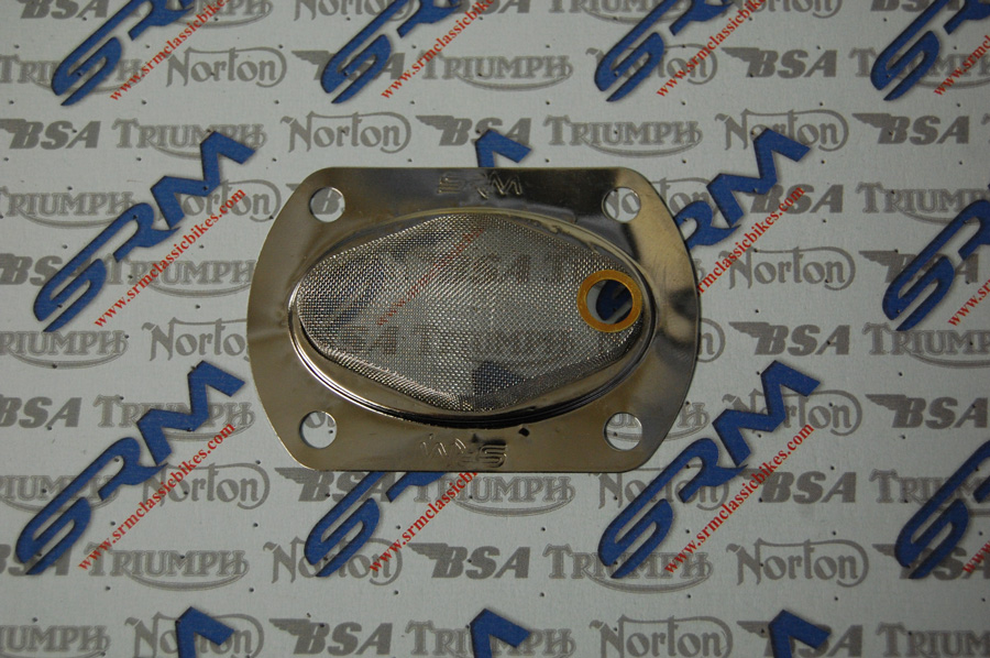 Triumph pre-unit sump gauze plate Stainless steel