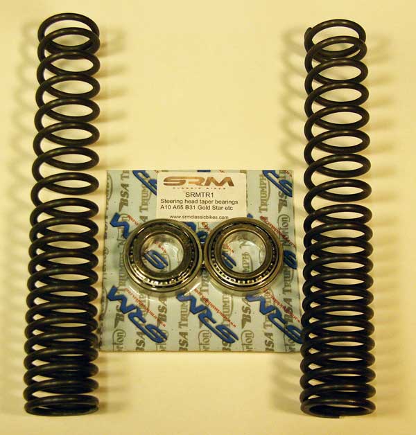 Ugrade kit taper bearings and progressive springs