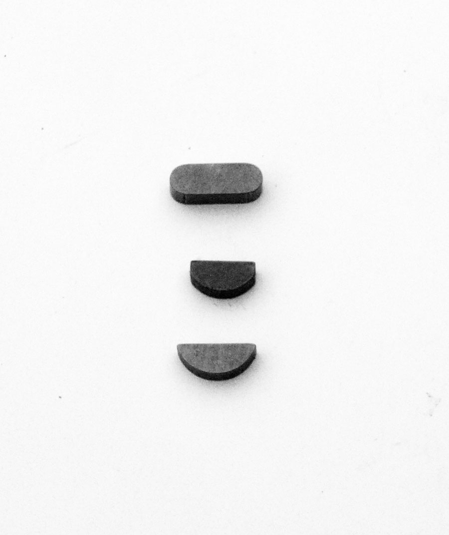 Woodruff keys full set A7 A10