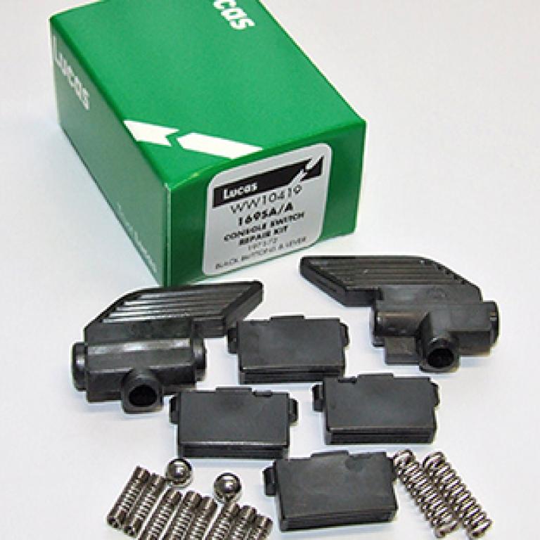 Alloy switch rebuild kit 1971-72 Black short levers