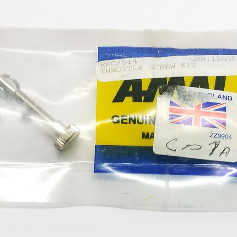 Throttle adjuster screw & spring Monobloc