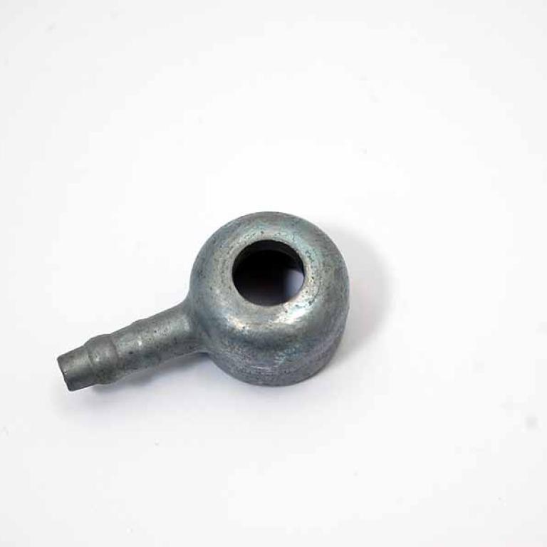 Single banjo metal push on 1/4 pipe