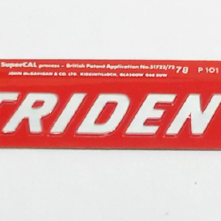 Gold & Black Decals Triples