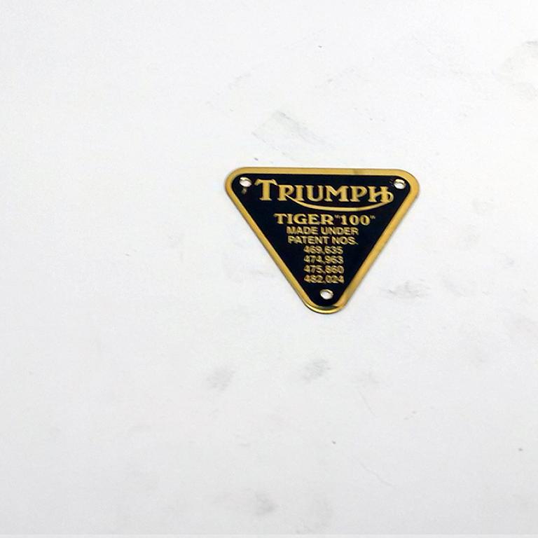 T100 Pre Unit Patent Plate Brass