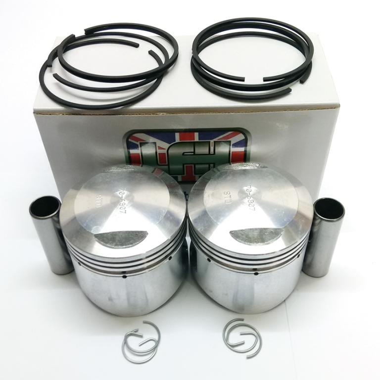 5TA  +40 low compression 7:1 compression pistons complete