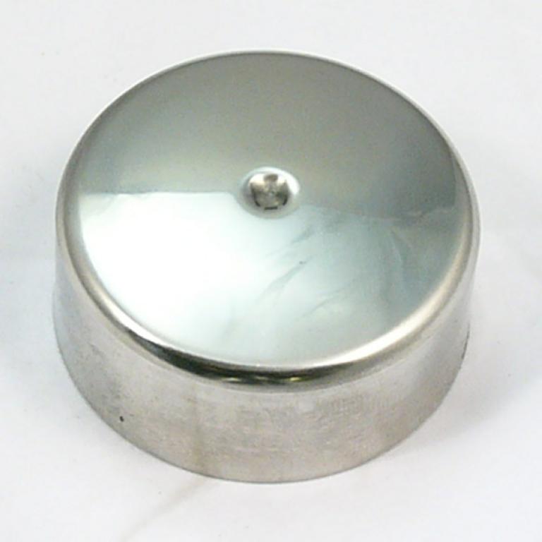 M01 End Cover - Stainless/chrome