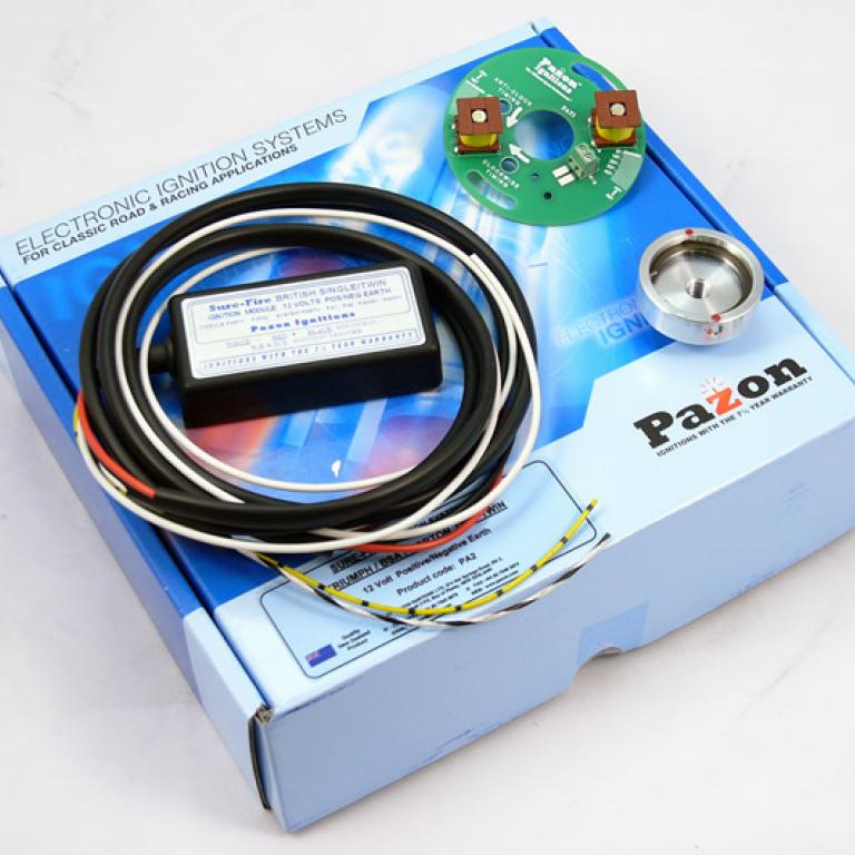 Pazon surefire BSA/TRI/Norton twins 12volt ignition system