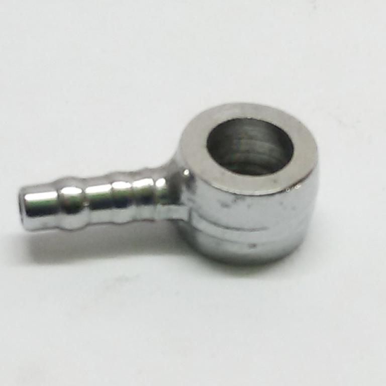 Banjo for fuel taps single metal type