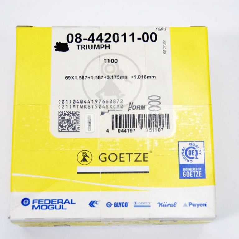 T100 plus 40 rings set unit 500 Goetze made in Germany