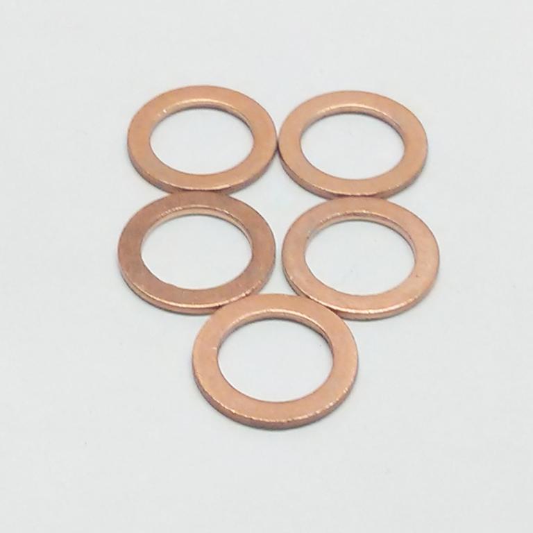 Copper washer for SRM sump drain plug 12mm diameter type Pack of 5